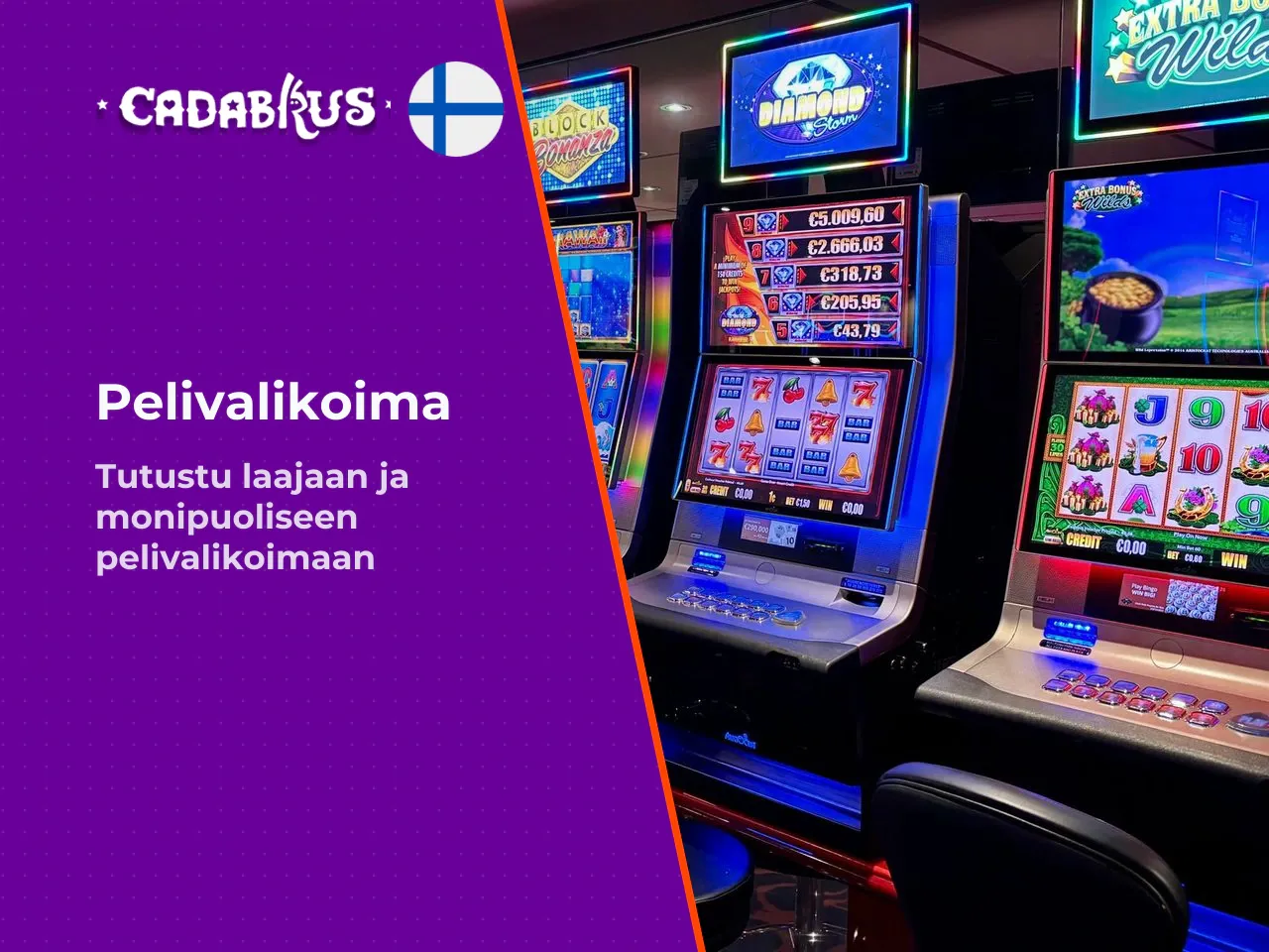 Cadabrus Casinon pelivalikoima ja live casino