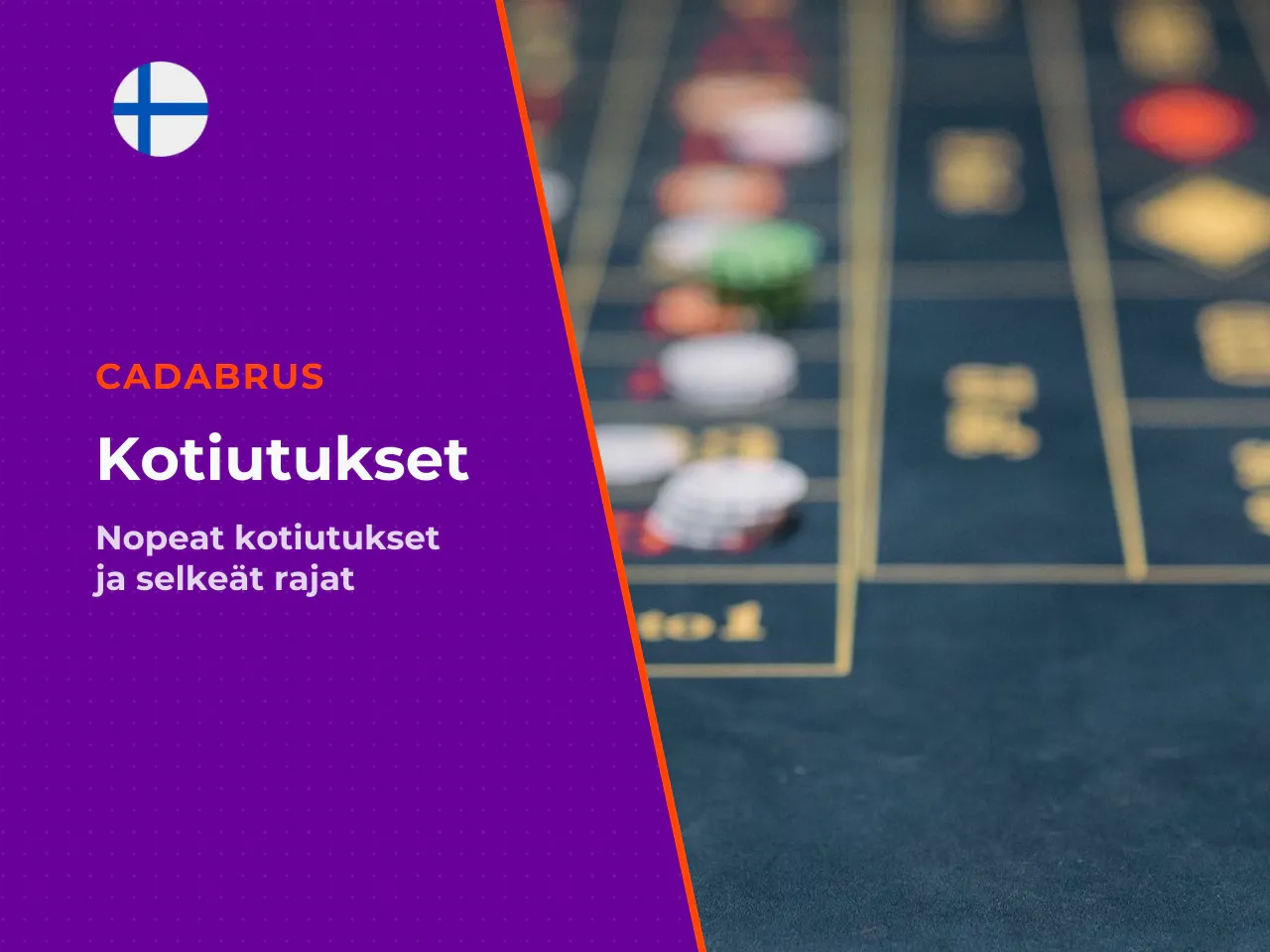 Maksutavat, nostorajat ja mahdolliset kulut Cadabrus