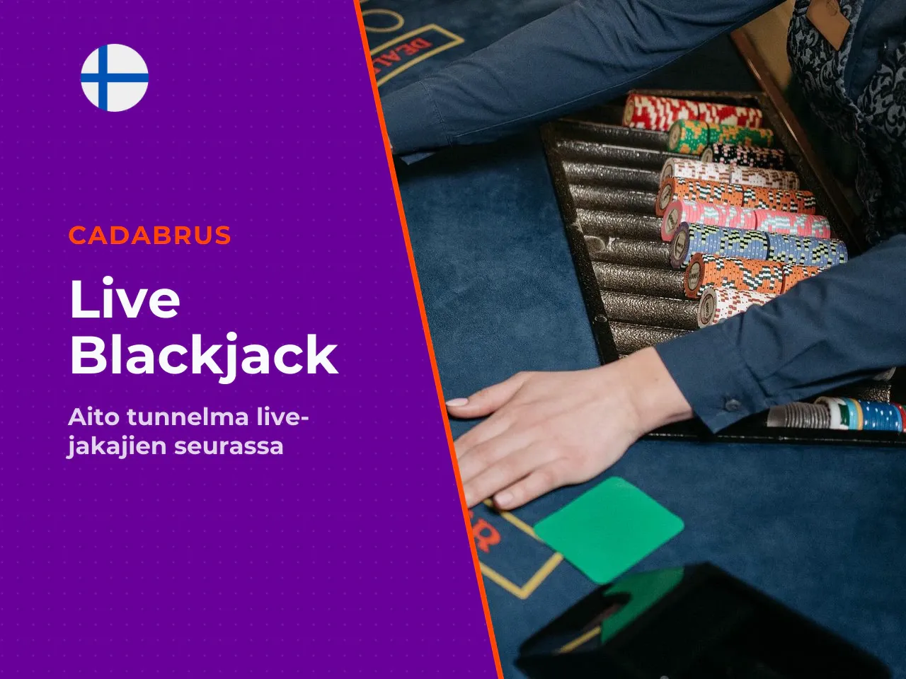 Live blackjack ja live dealer -pöydät