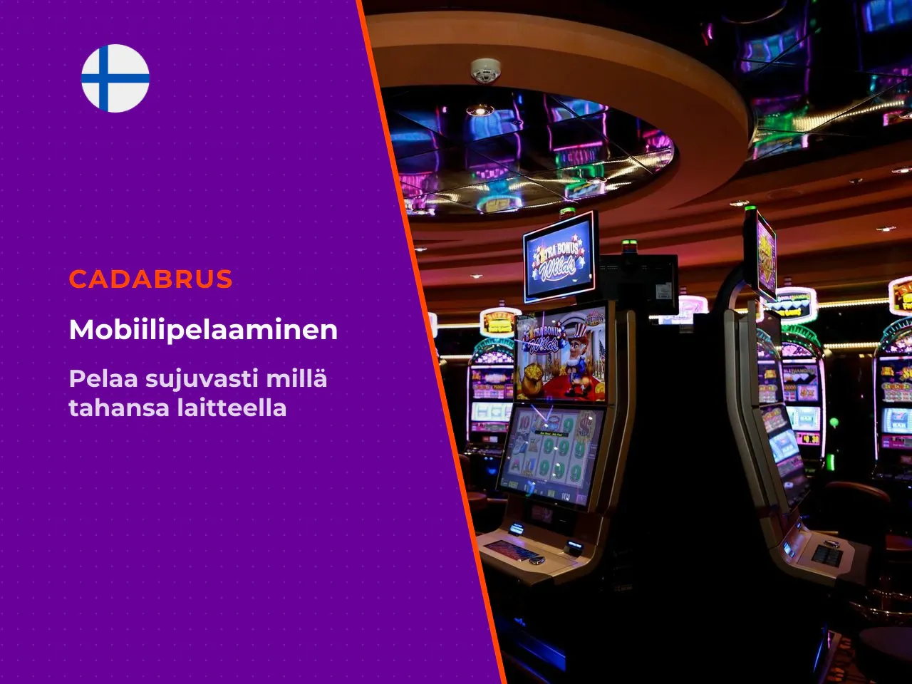 Cadabrus Mobile Casino mitä mobiilipelaaja saa