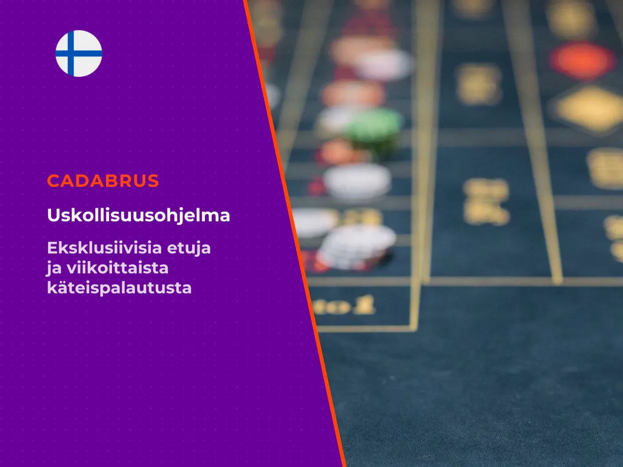 Cashback, reload ja uskollisuusohjelma. Palaaville pelaajille