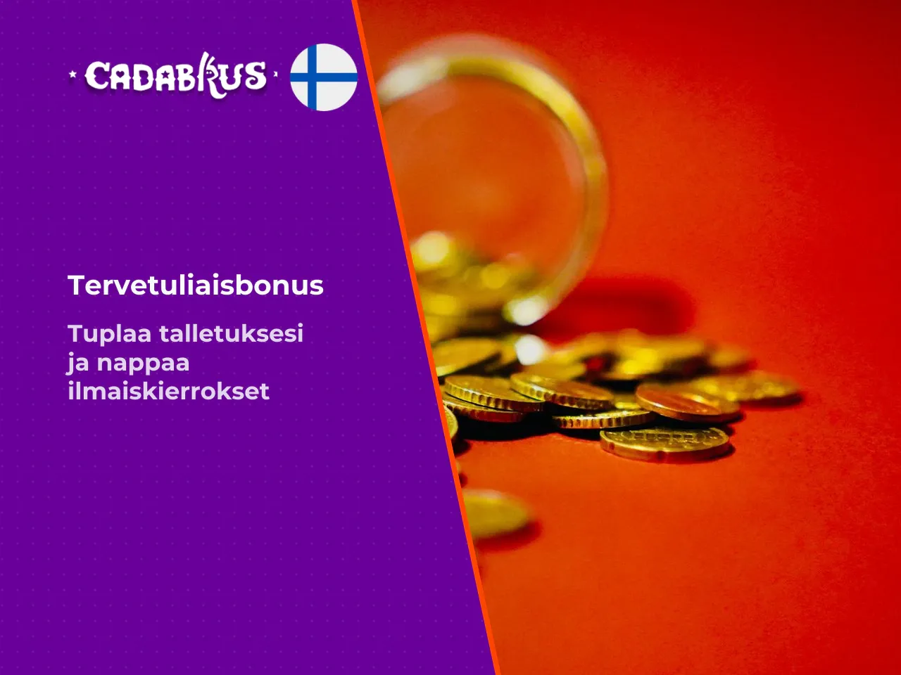 Cadabrus Casino bonus, ilmaiskierrokset ja bonusehdot