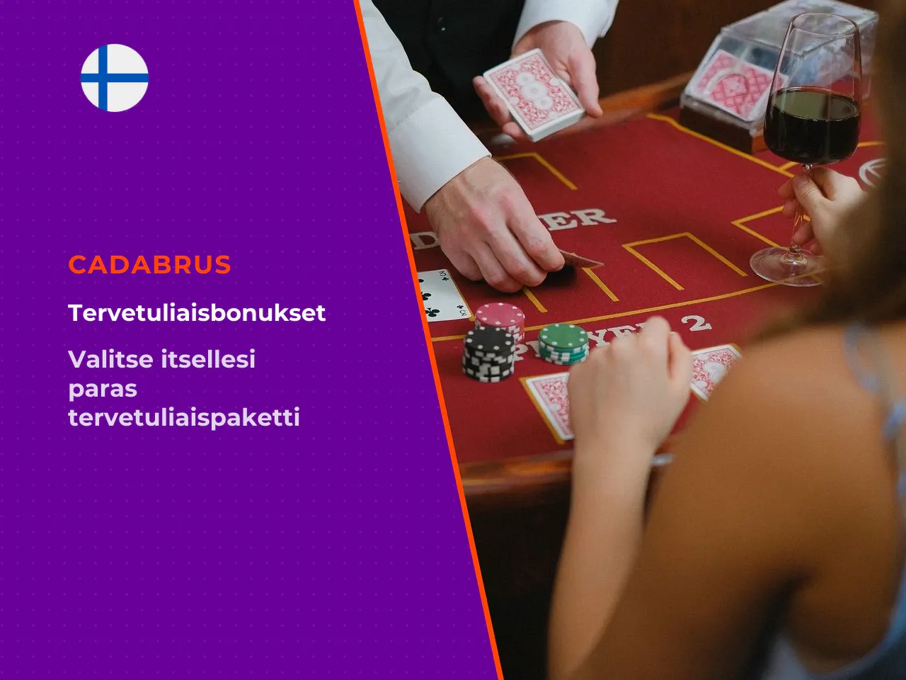 Tervetuliaisbonus ja muut Cadabrus Casinon tarjoukset