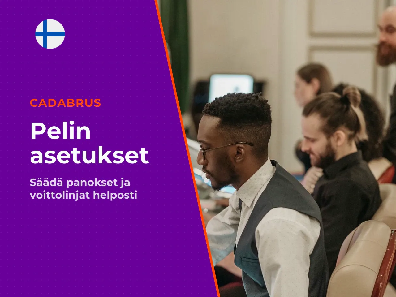 Panokset, voittolinjat ja kierrosten käynnistäminen. Panos