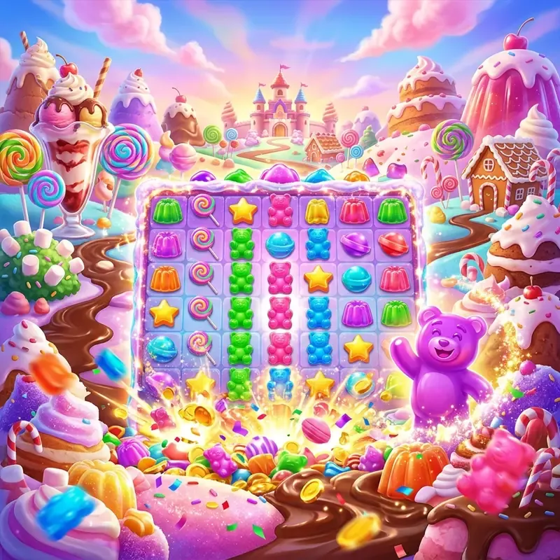 Sugar Rush -peli demo, ominaisuudet ja
