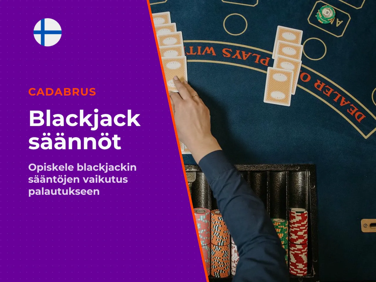 Mitkä blackjack-säännöt vaikuttavat palautusprosenttiin. Pelikierroksen pieniltä