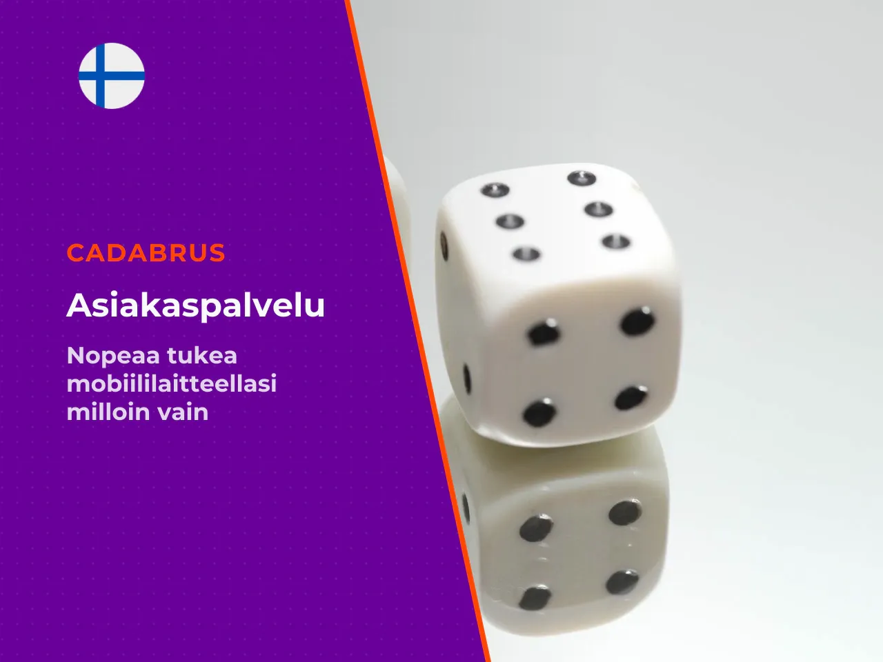 Cadabrus Casinon asiakaspalvelu mobiilikäyttäjälle. Cadabrus tarjoaa
