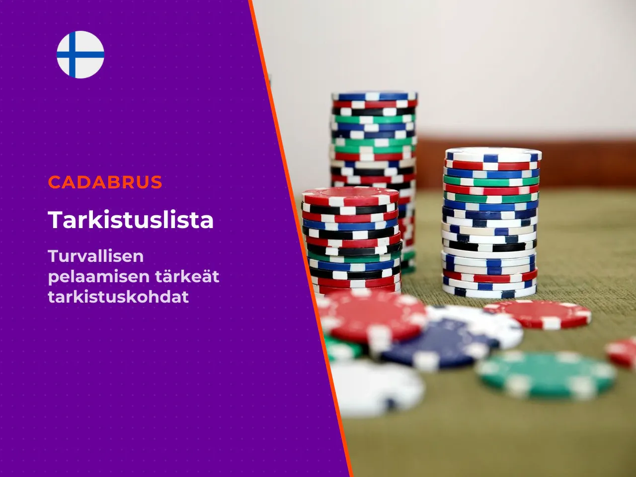 Tarkistuslista ennen ensimmäistä oikean rahan kierrosta