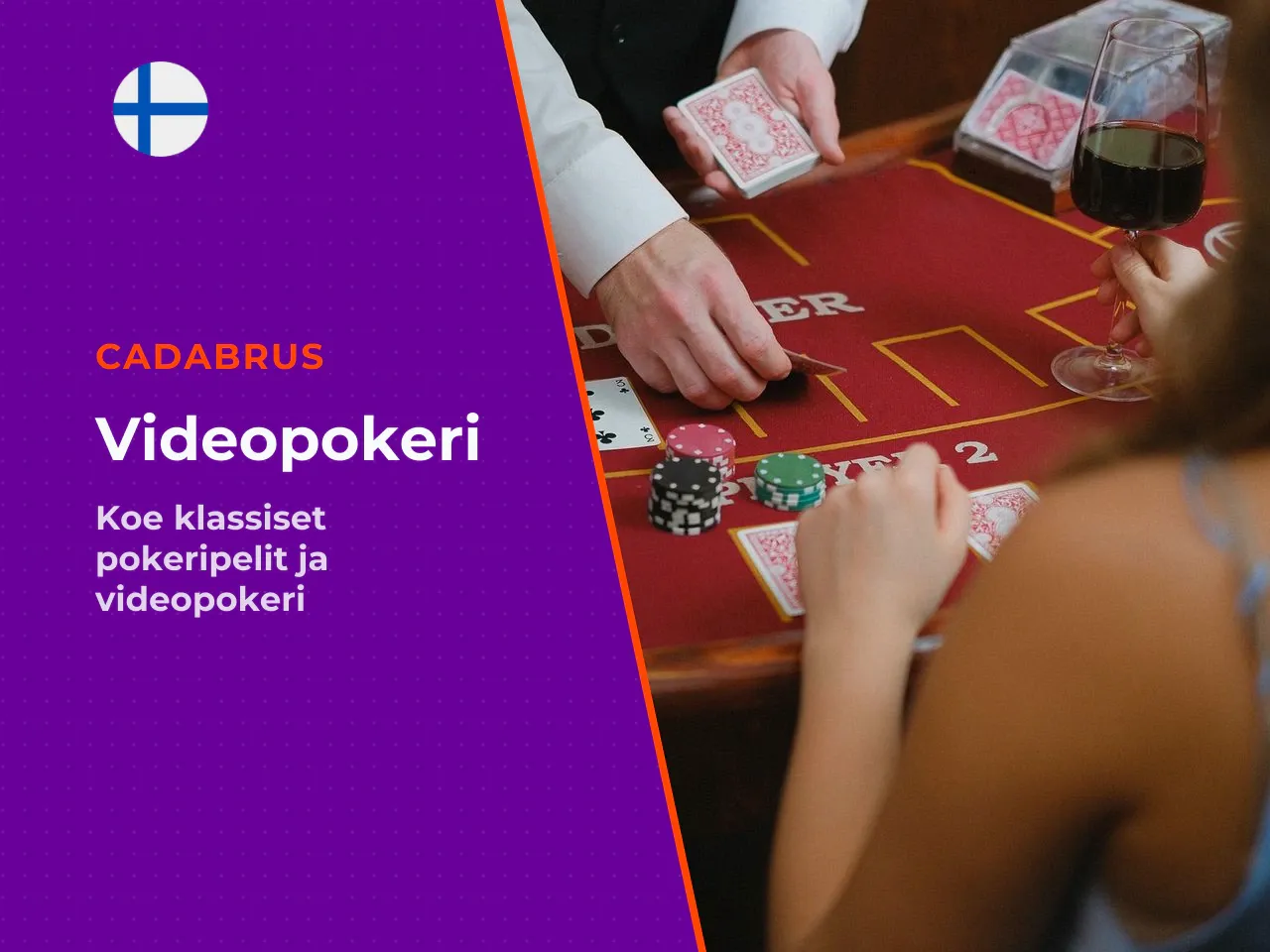 Cadabrus videopokeri ja muut pokeripelit. Cadabrus