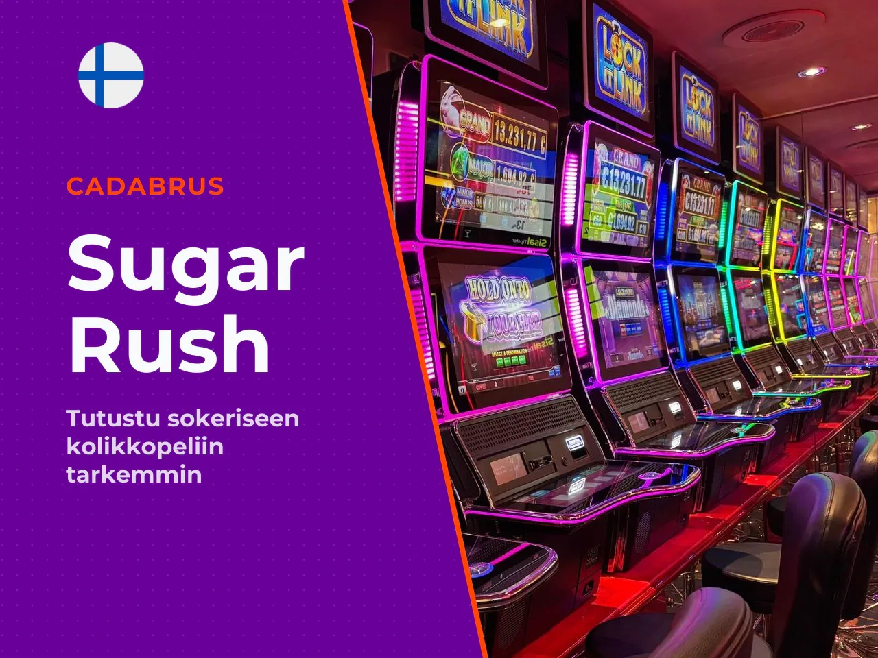 Sugar Rush -kolikkopelin teema ja pelin