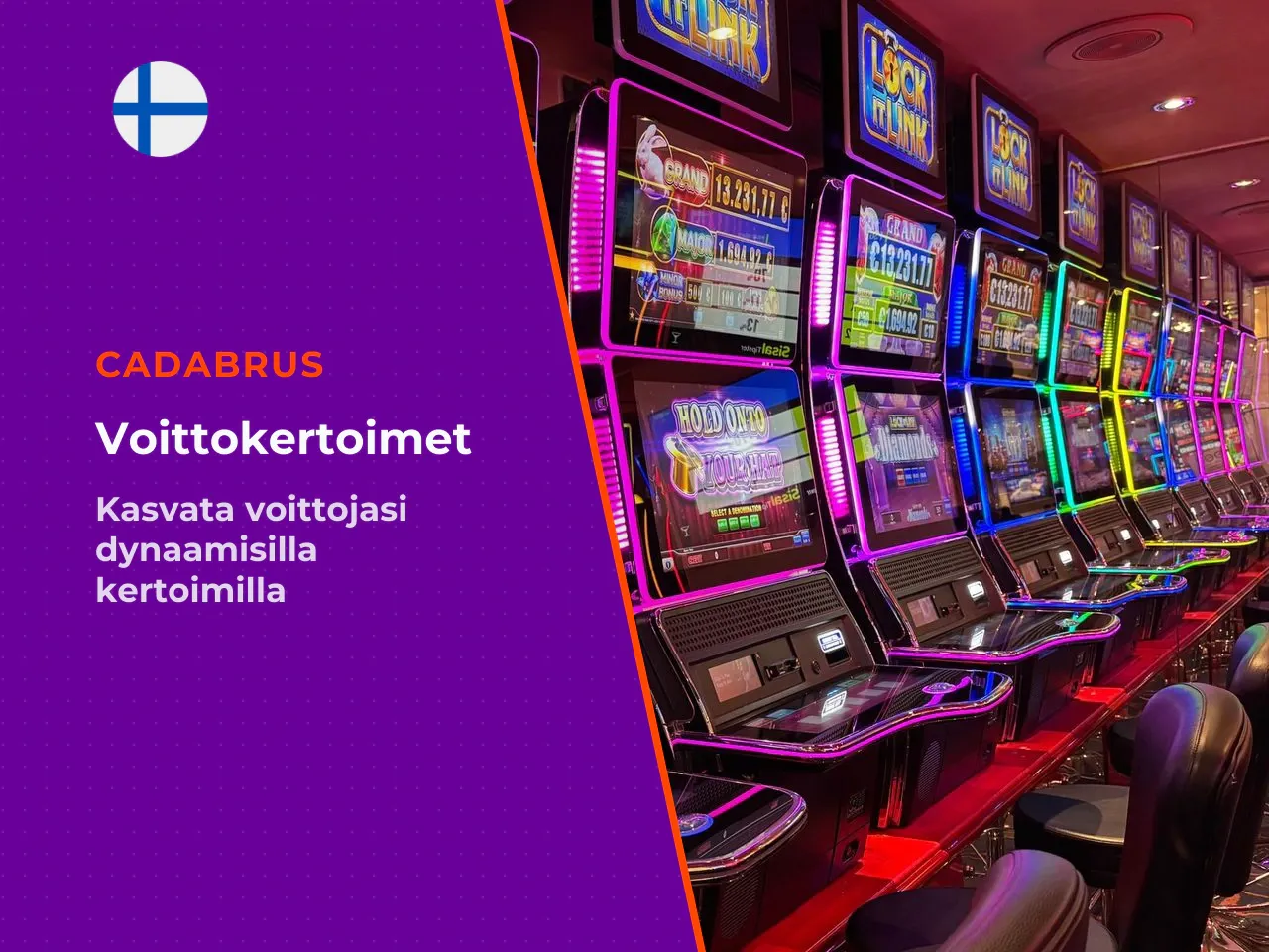 Satunnaiset kerroinsymbolit voivat ilmestyä ruudukolle minkä