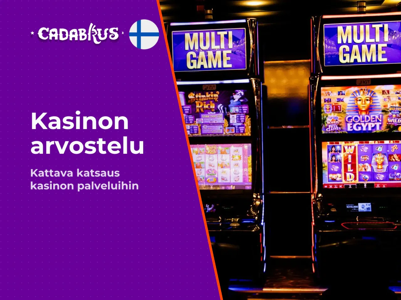Cadabrus Casino arvostelu mitä kasino tarjoaa