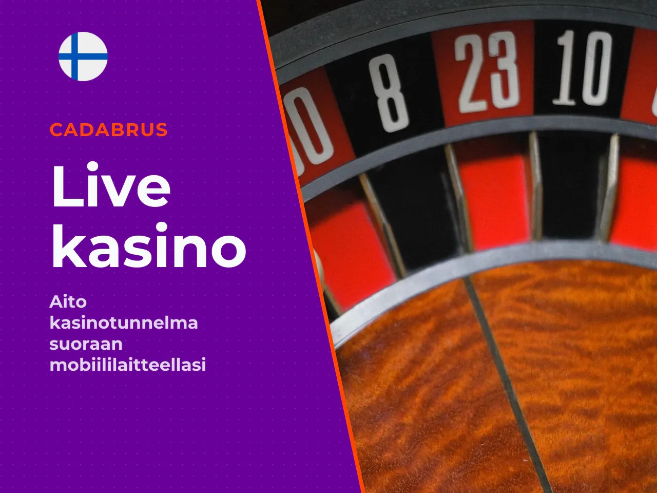 Live casino mobiililaitteella. Cadabrus live casino