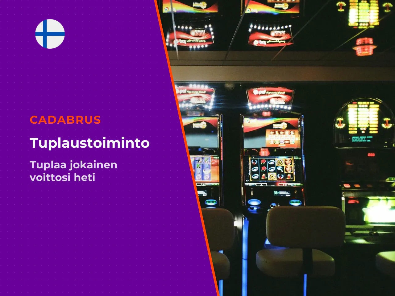 Tuplaustoiminto Gamble Feature . Jokaisen peruspelin
